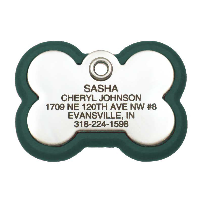 Bone Frame Tag, - Lucky Pet